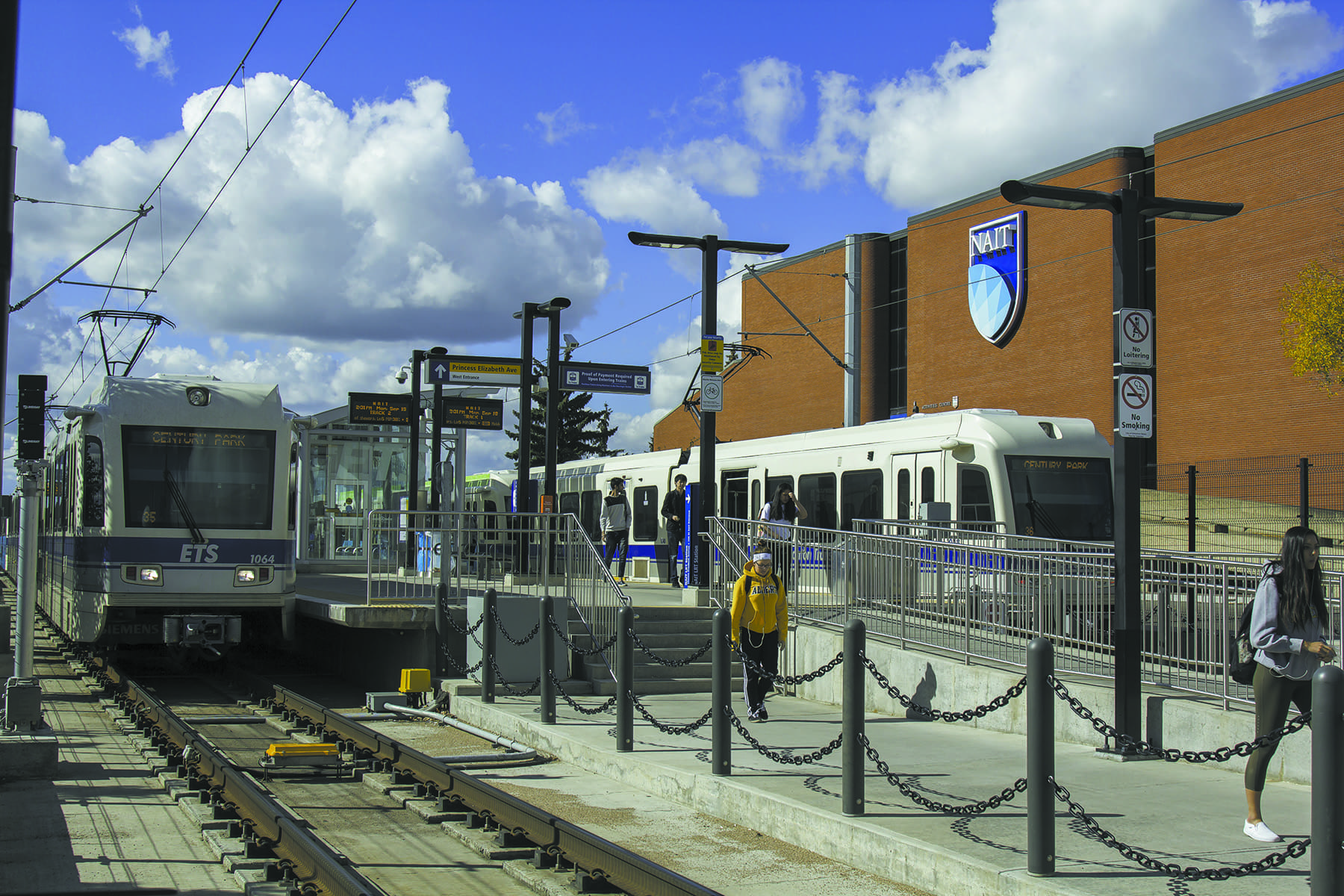 NAIT LRT station