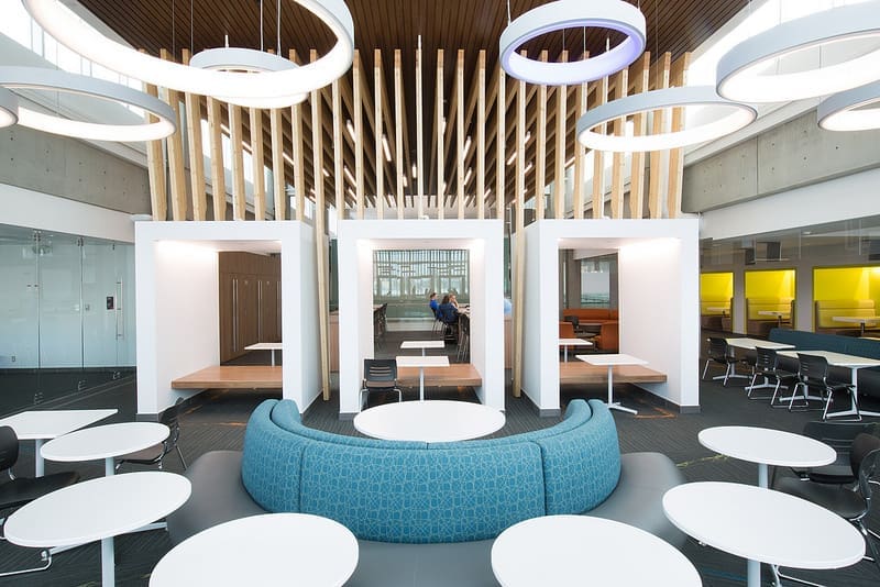 Sitting area in NAIT CAT building