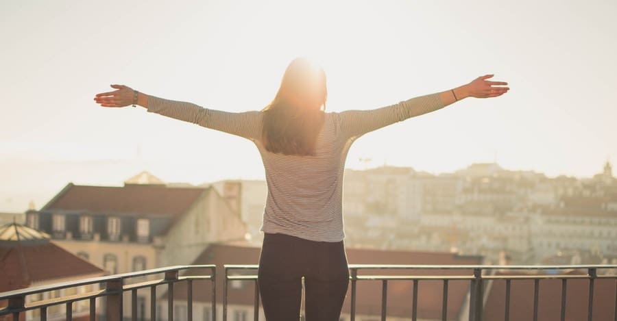 pexels-photo-103127 Silhouette of woman with arms outstretched