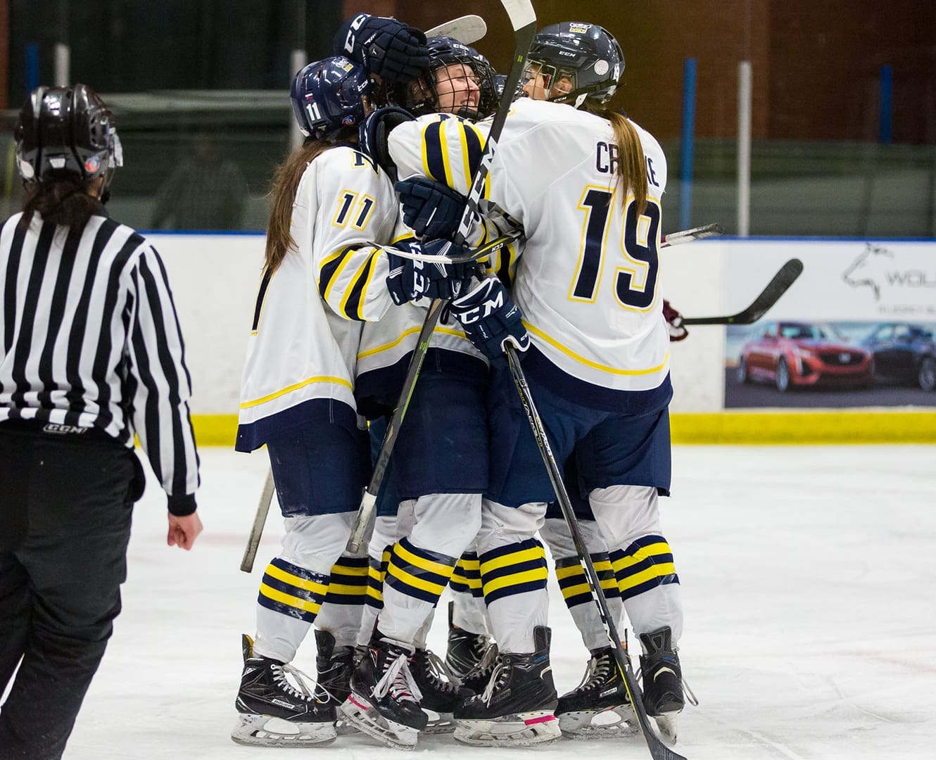 NAIT Ooks women’s hockey team celebrates NAIT Ooks women's hockey team celebrates