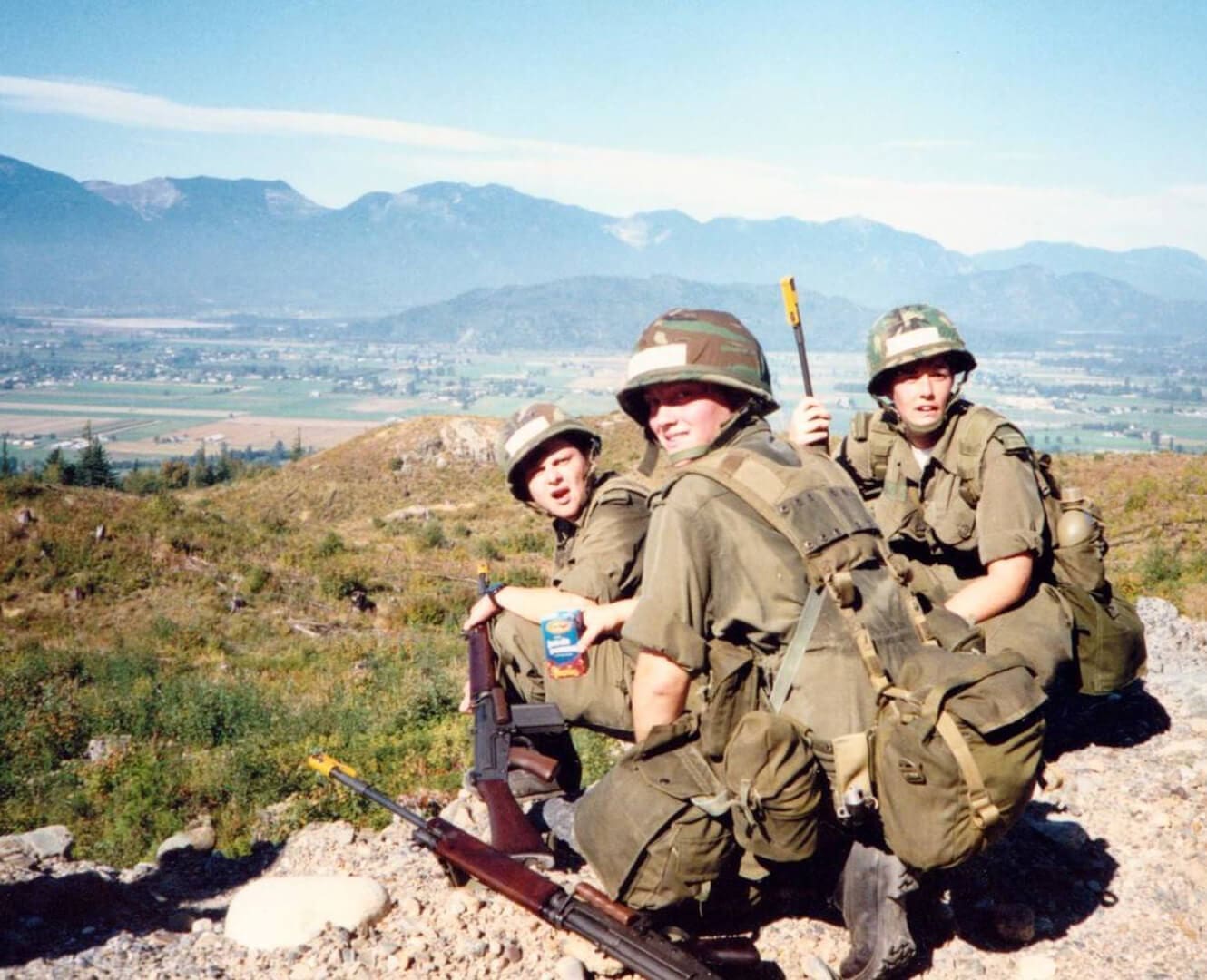 Connecting retired military NAIT staff