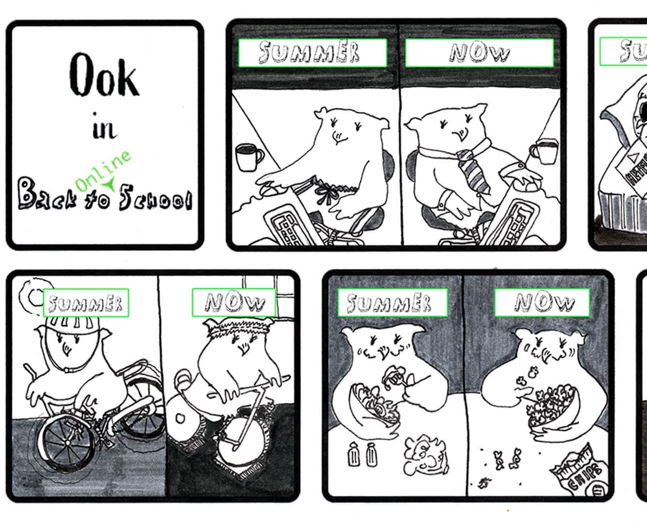 Comic: Ook Goes Back To School