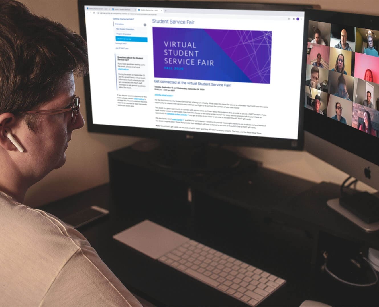 Student Service Fair Goes Virtual