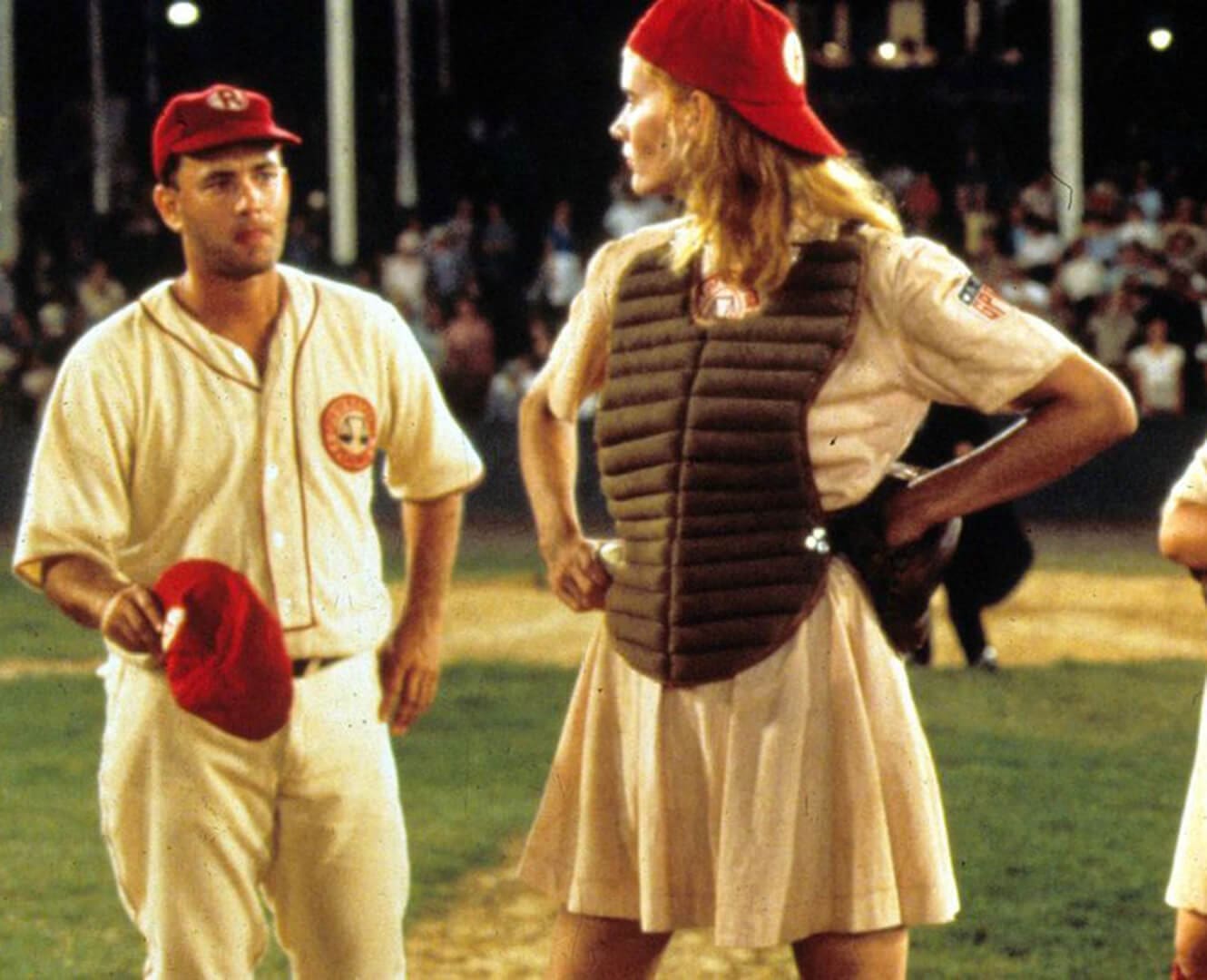 a league of their own movie review Geena Davis in A League Of Their Own