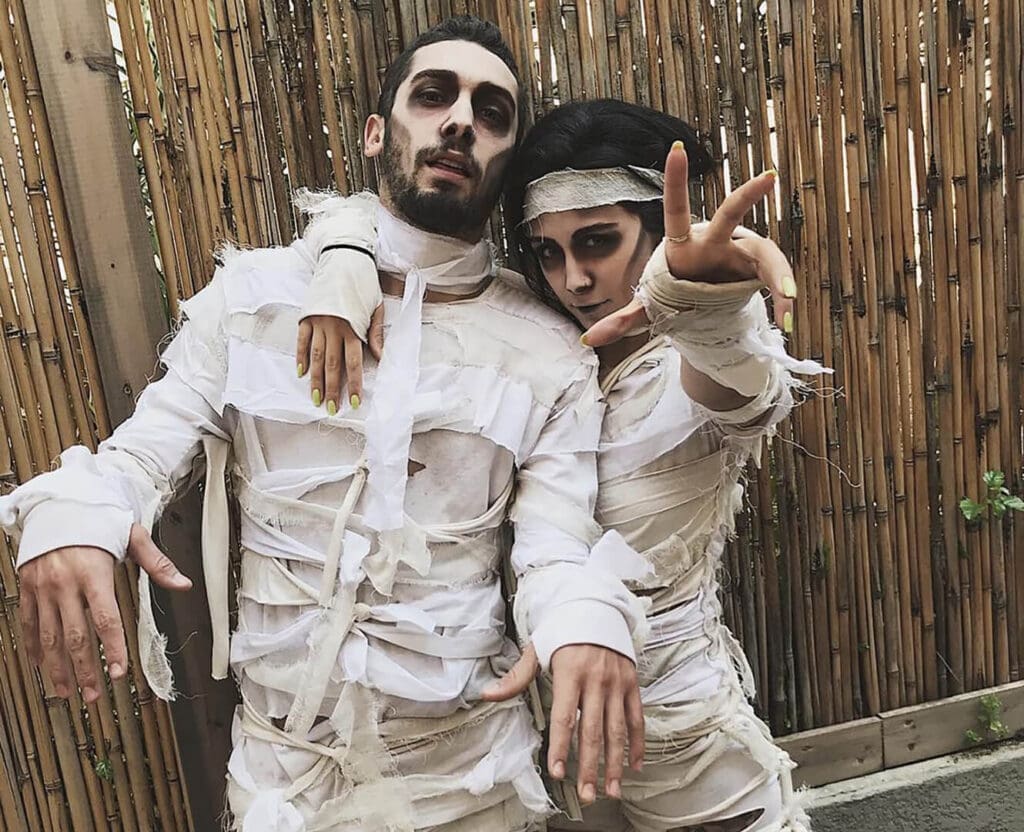 DIY mummy costume