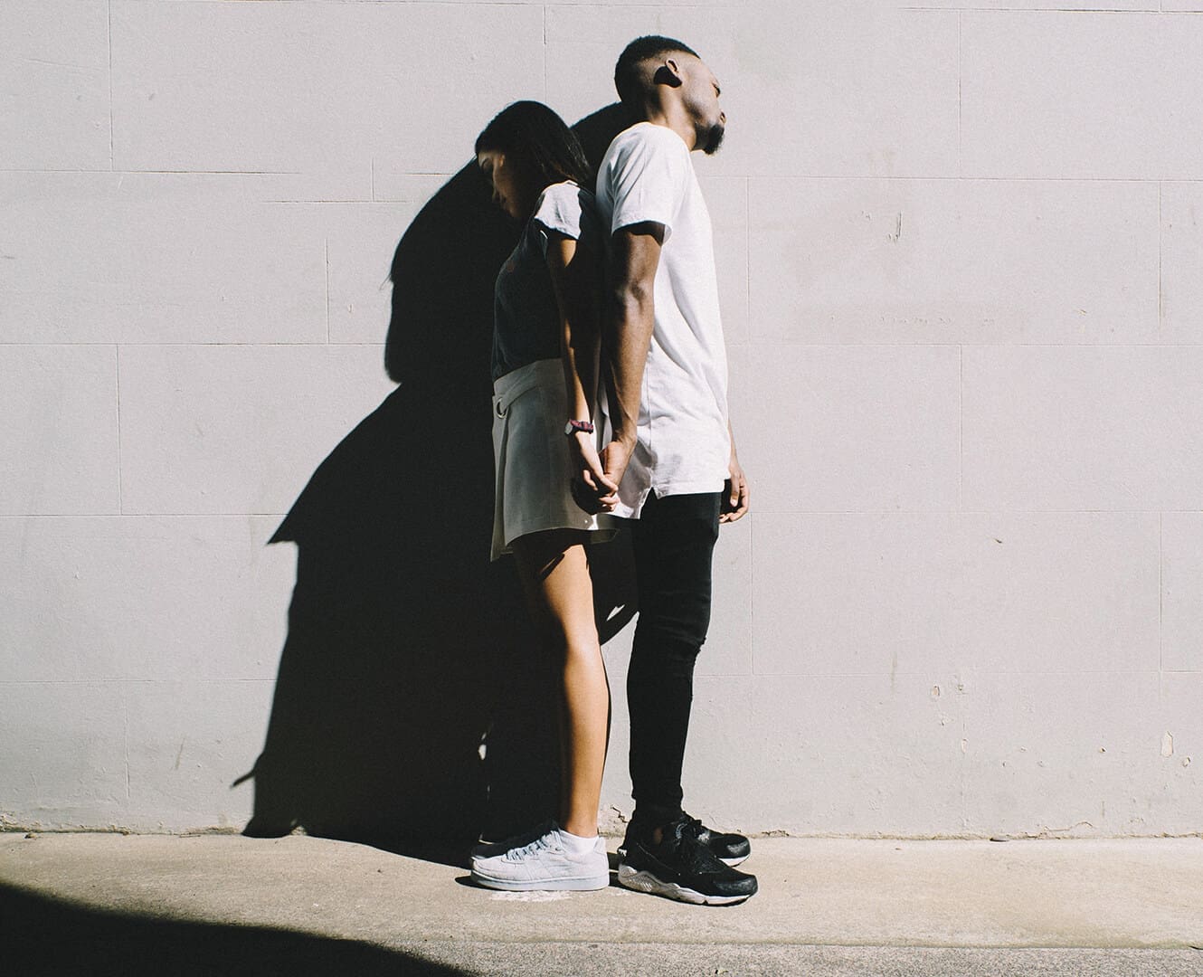 Toxic relationship couple back to back fight unhappy