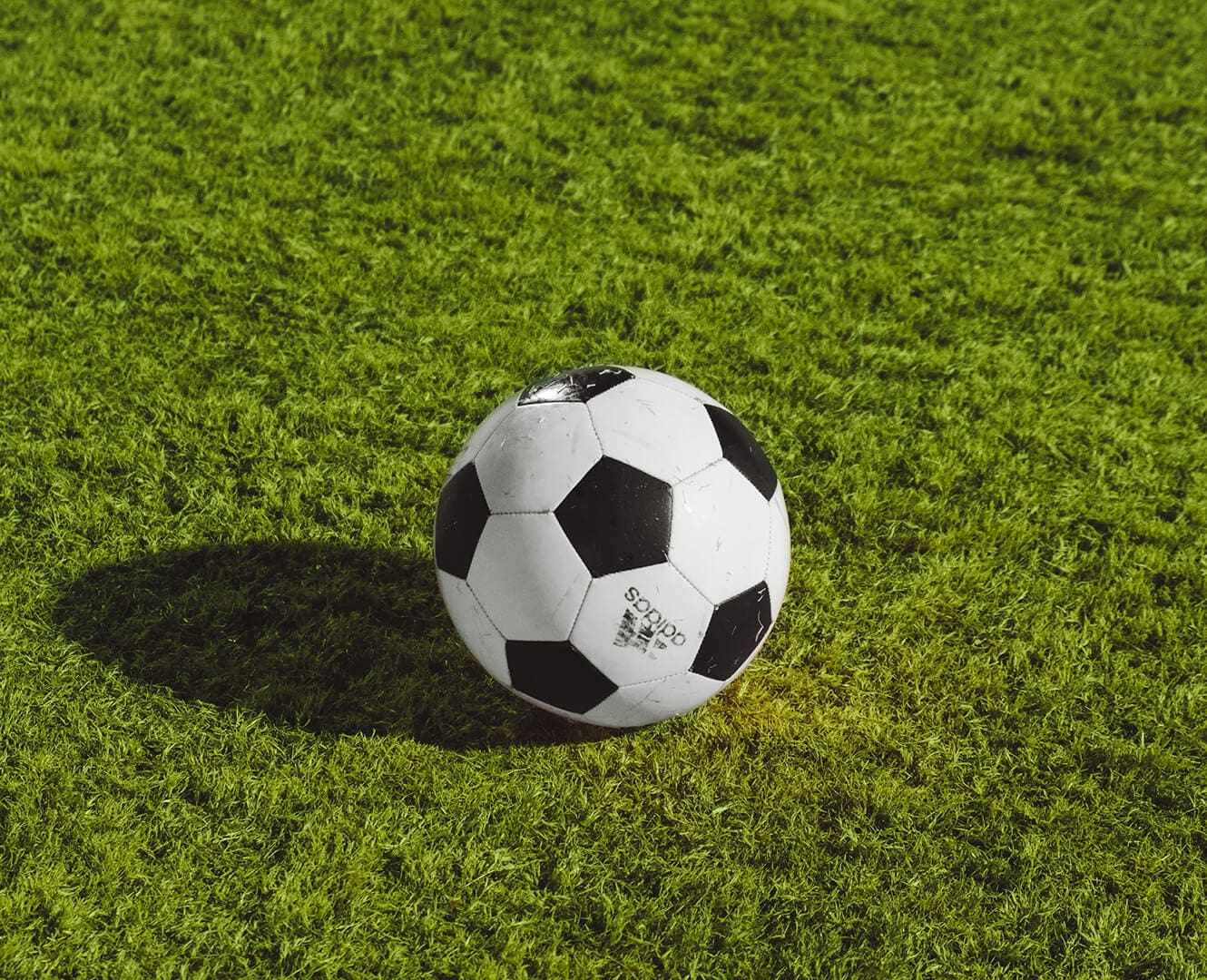 Soccer ball soccer field
