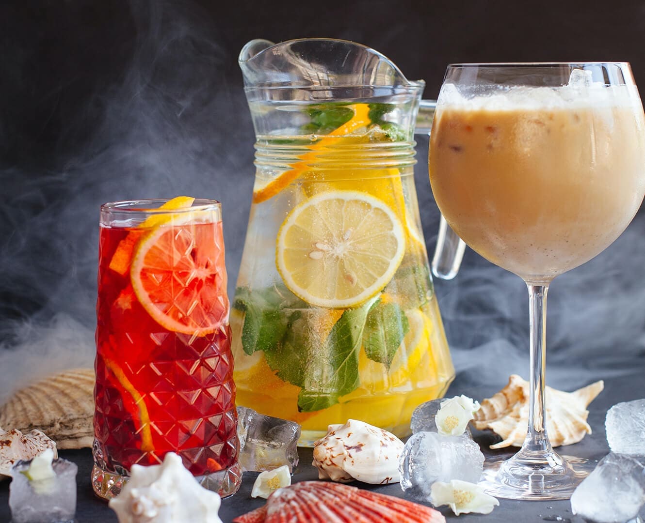 Lemonade Iced coffee summer drinks beverages