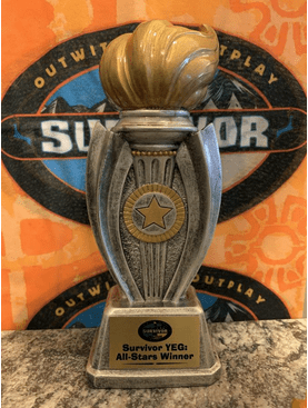 trophy for the winner of survivor yeg: all-stars