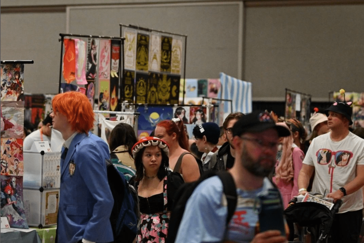 A crowd at Animethon 2022.
