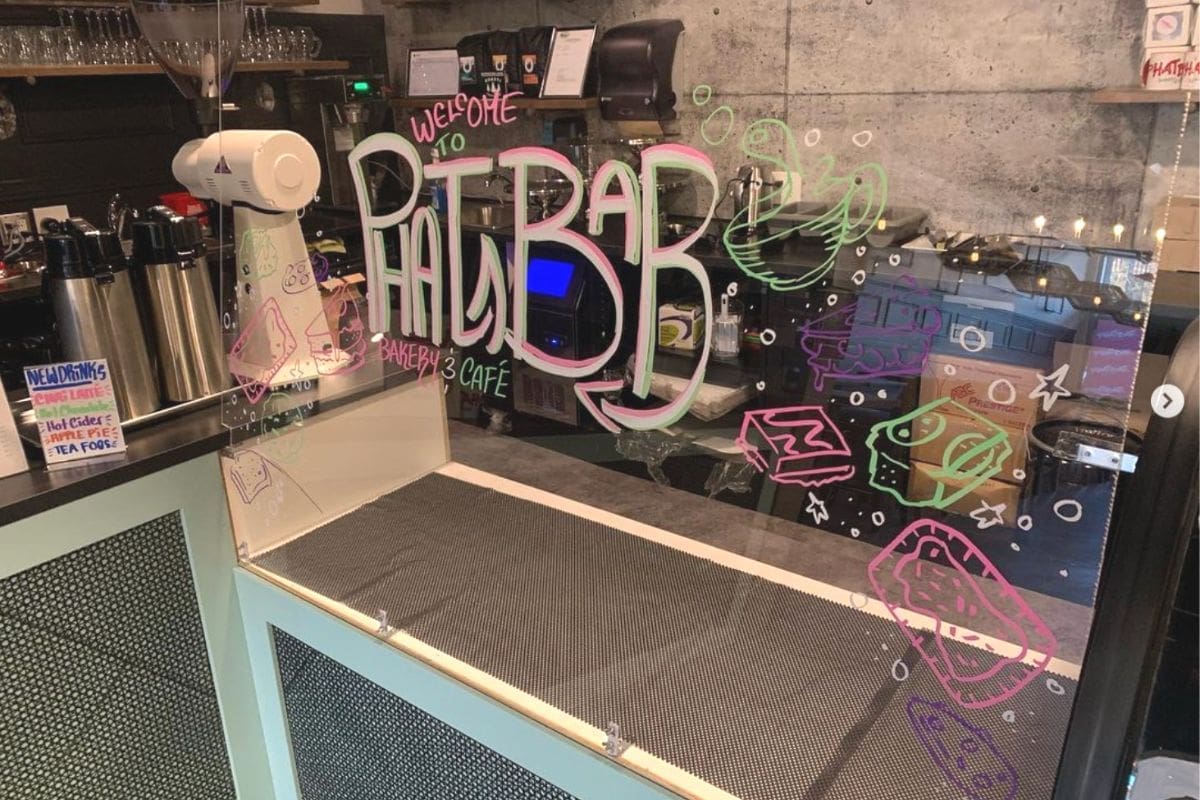 an image of the window at phatbar bakery