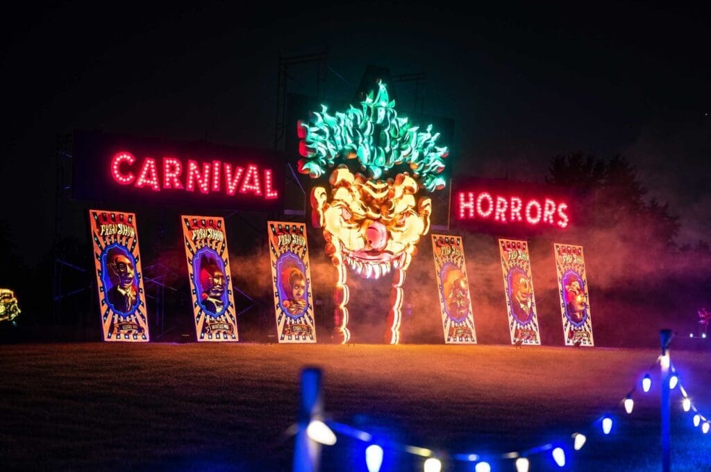 Edmonton's Pumpkins After Dark is a perfect blend of fun and spooky. Photo via Pumpkins After Dark