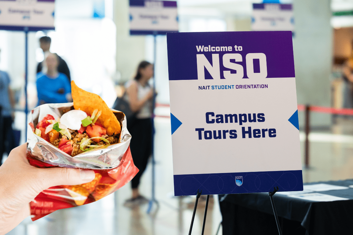 NAIT taco in a bag